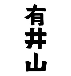 有井|有井の由来、語源、分布